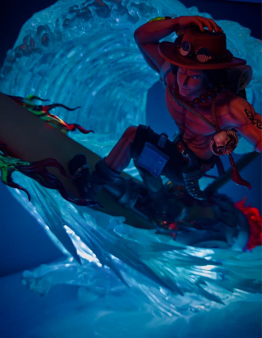 ワンピース ポートガス・D・エース フィギュア ガレージキット 塗装済み品