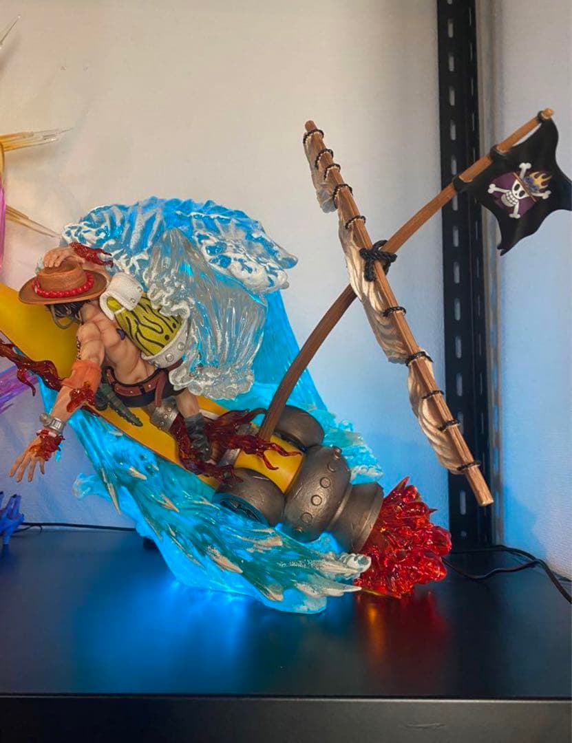 ワンピース ポートガス・D・エース フィギュア ガレージキット 塗装済み品