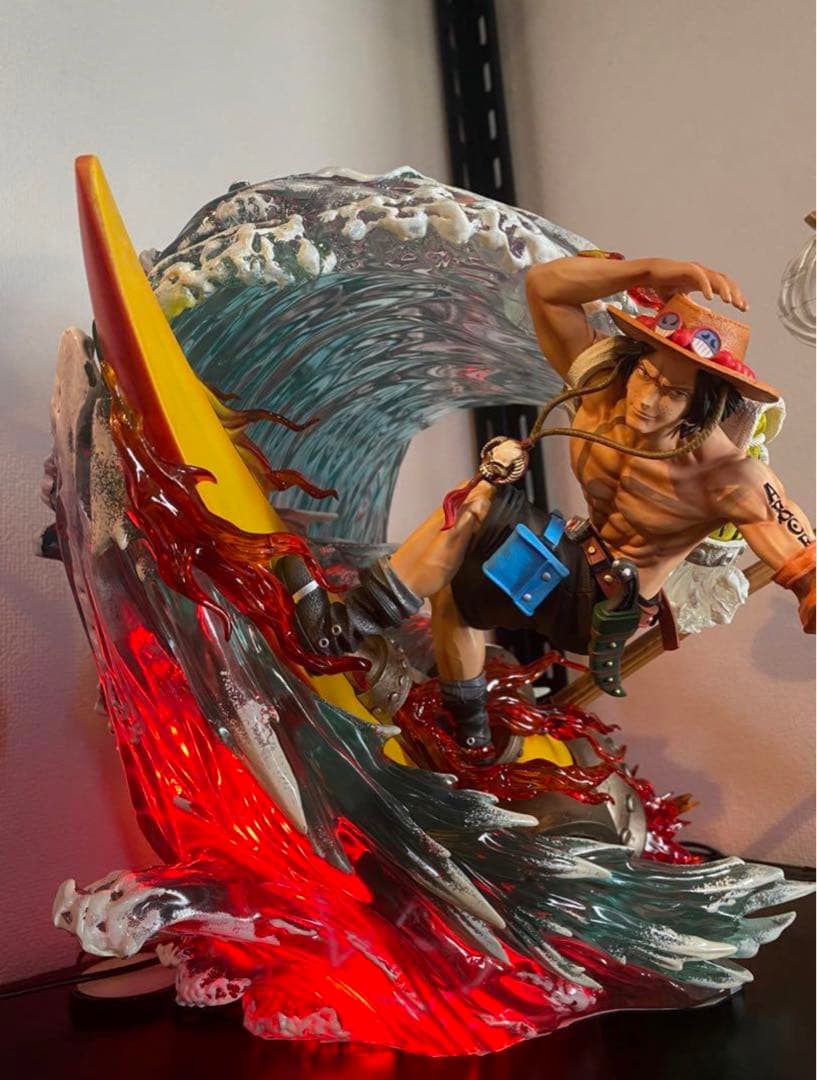 ワンピース ポートガス・D・エース フィギュア ガレージキット 塗装済み品