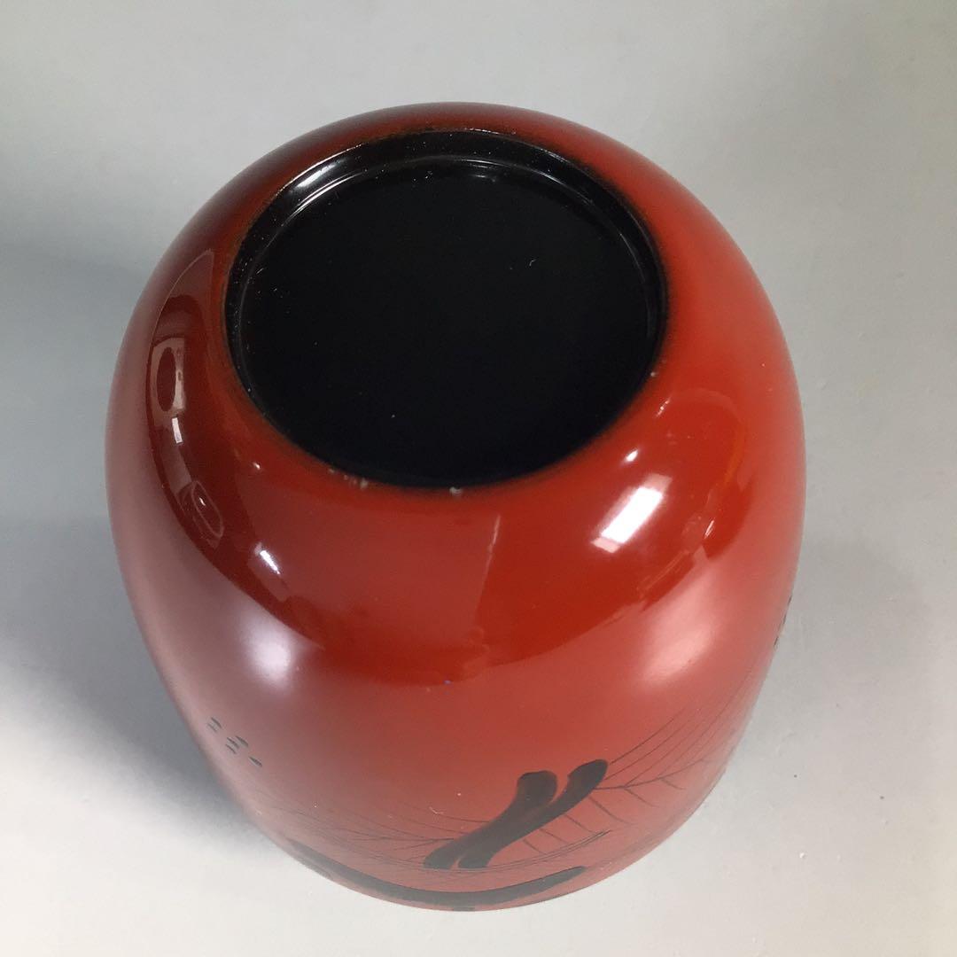 Ｎ２１９　棗　『塗師　多田桂寛作』『曙棗』　共箱　茶道具