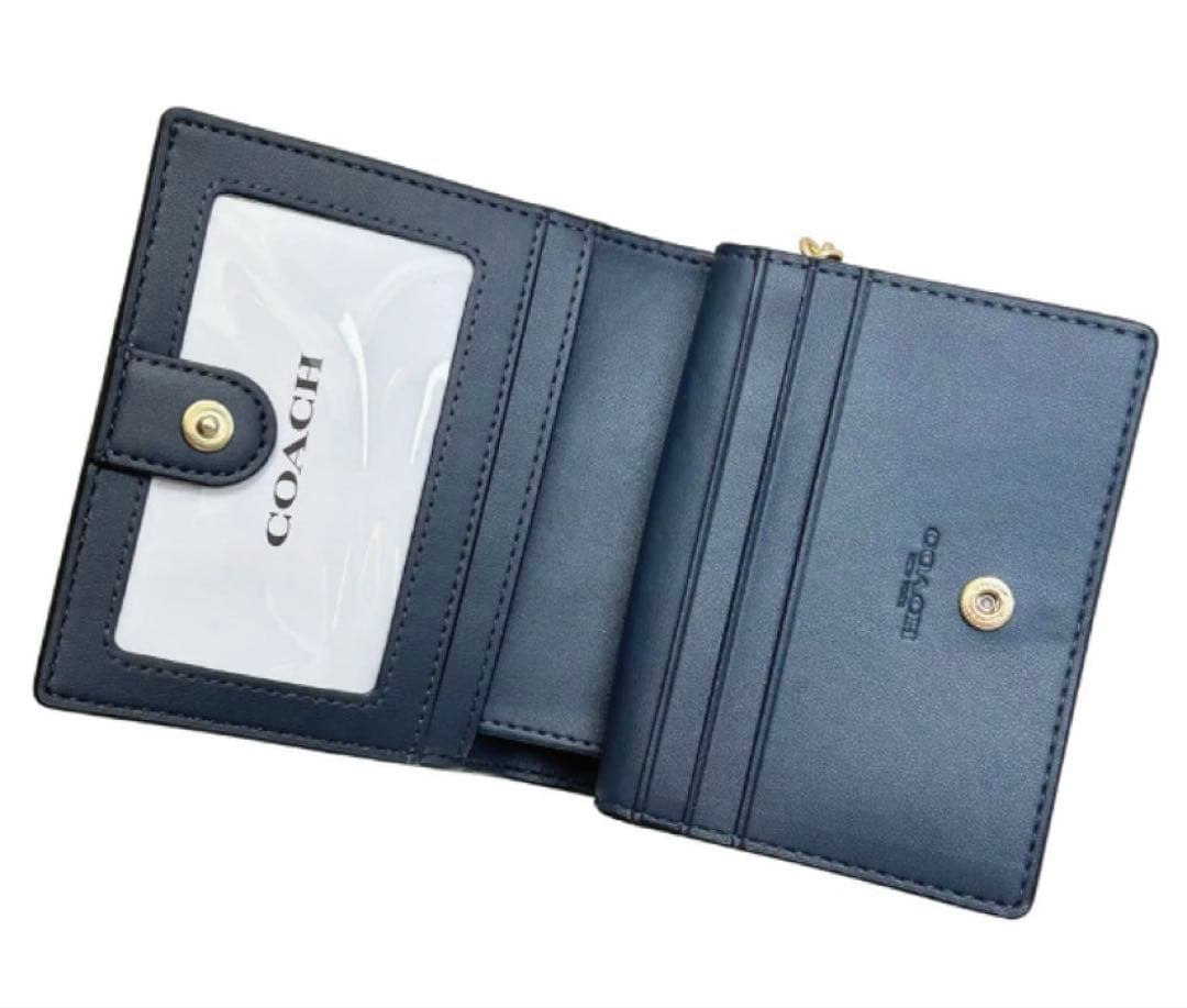 COACH チェリー柄 二つ折り財布 CZ347