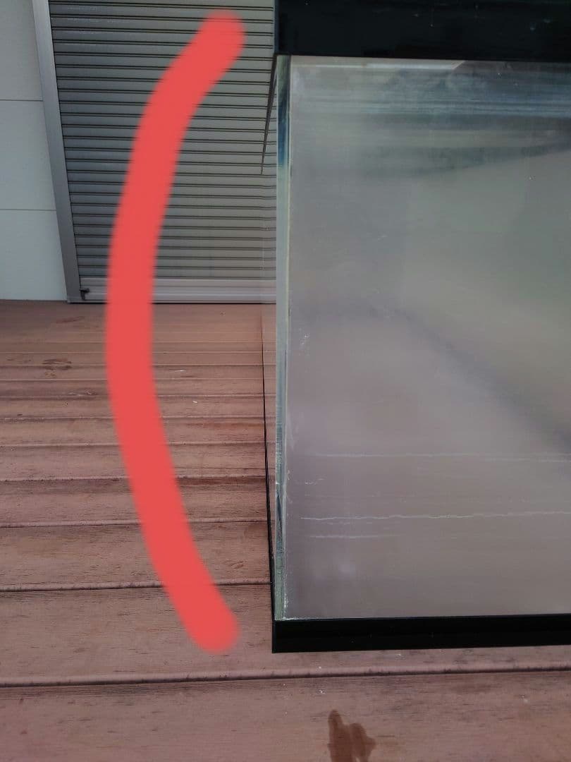 上部濾過槽付きアクリル水槽セット 1800×600×600 引取り限定