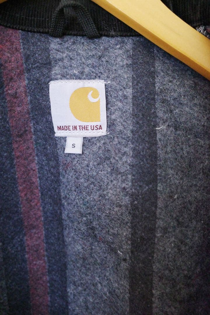 Carhartt デトロイトジャケット　ブラック　アメリカ製　ほぼ未使用