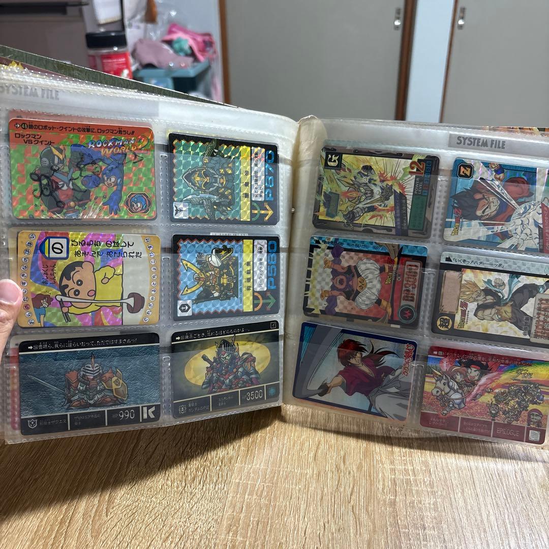 ドラゴンボールZ カードダスシステムファイルとカードセット