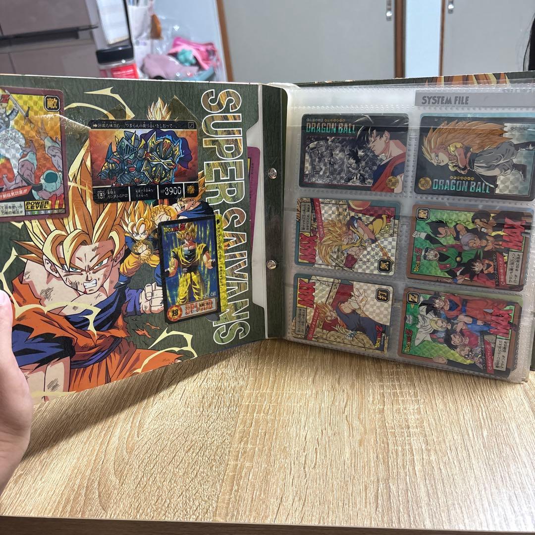 ドラゴンボールZ カードダスシステムファイルとカードセット