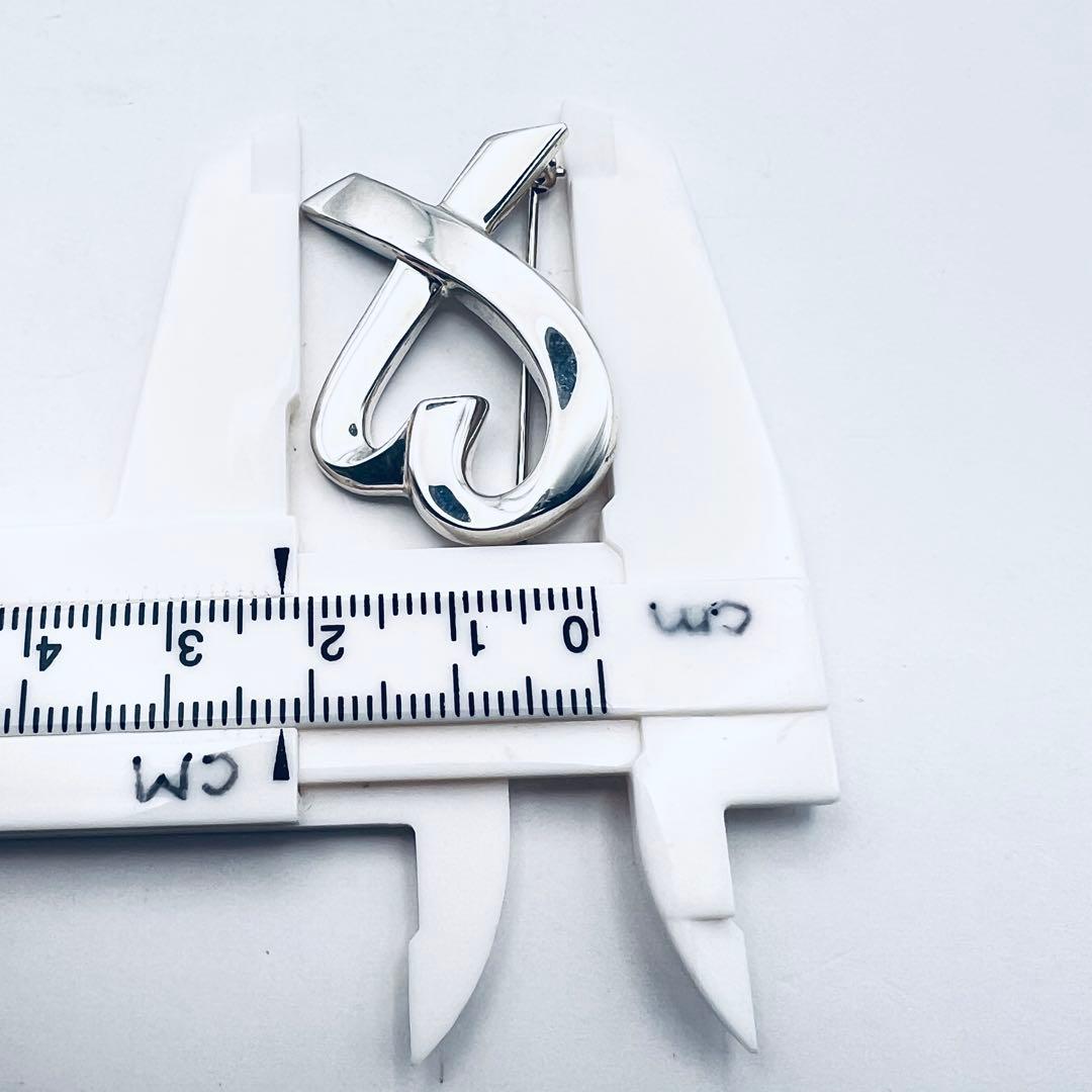 美品✨ティファニー　ラビングハート　パロマピカソ　シルバー　ピンブローチ