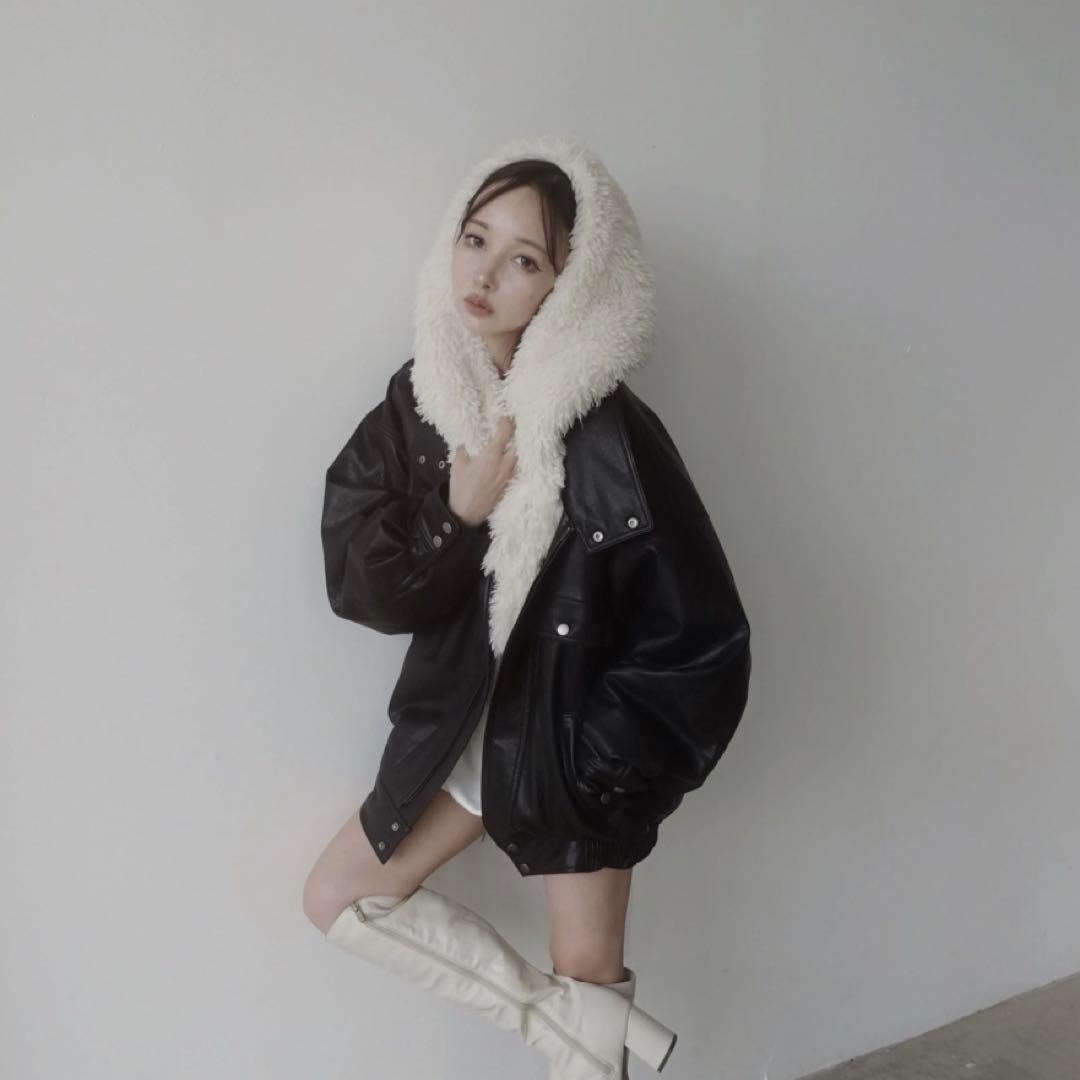 フードマフラー　fiction tokyo