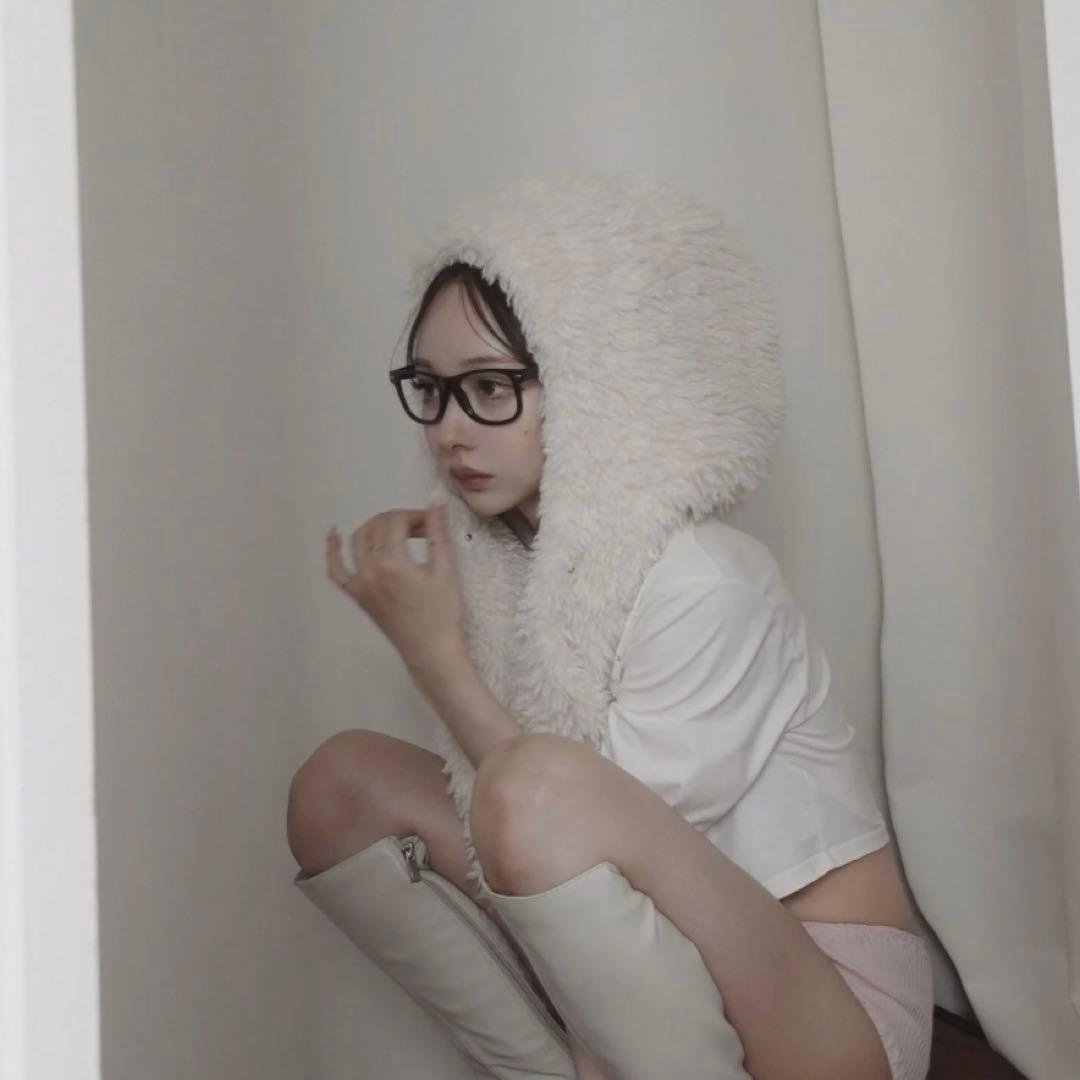 フードマフラー　fiction tokyo