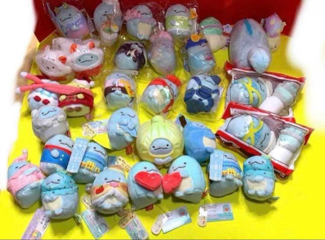 すみっコぐらし　　てのりぬいぐるみ　 とかげ　にせつむり　まとめ売り