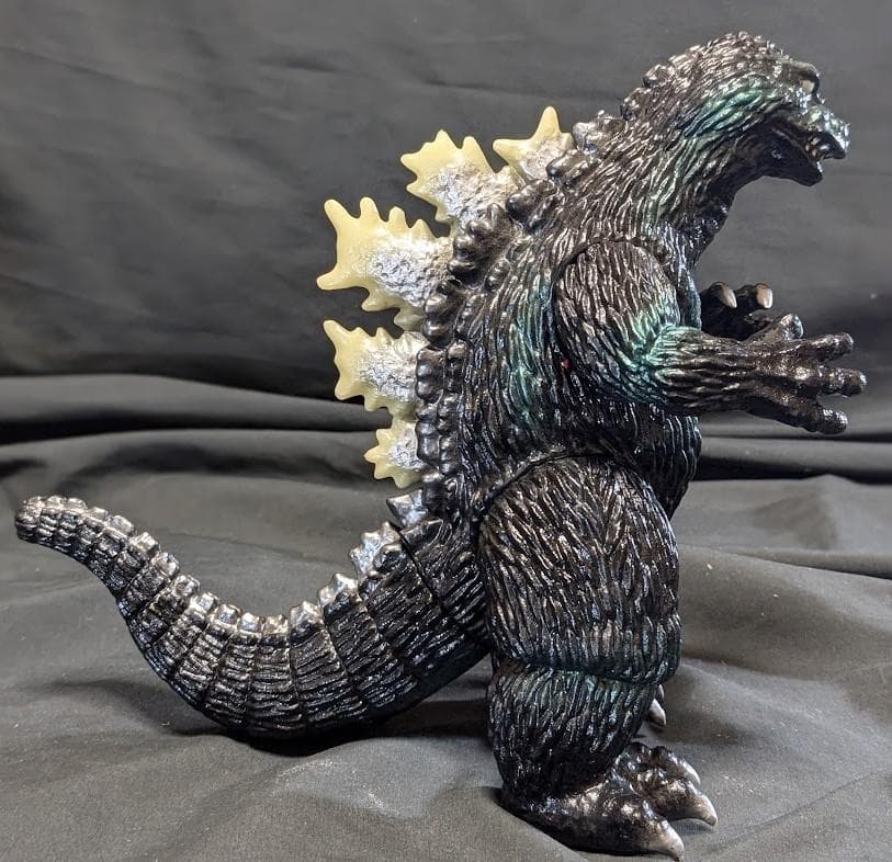 ゴジラ1962～キンゴジ（ギガブレイン）ソフビフィギュア 背ビレ蓄光版