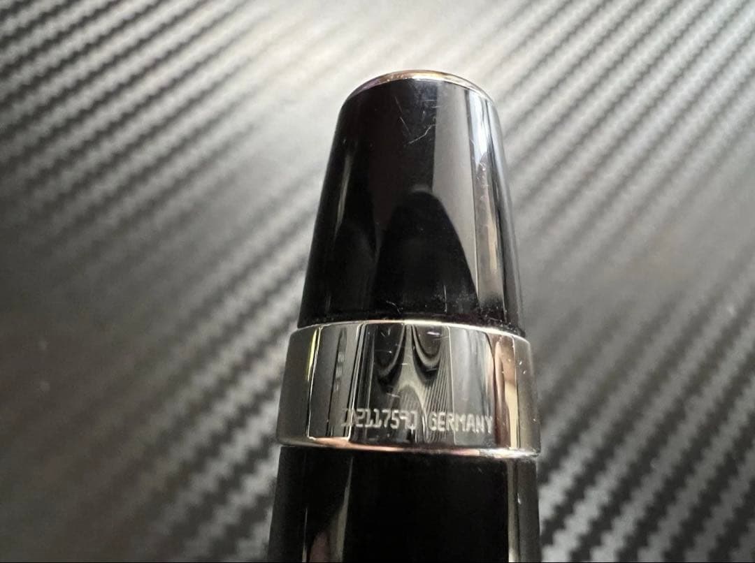 極美品 モンブラン ボエム ブルー ボールペン プラチナライン