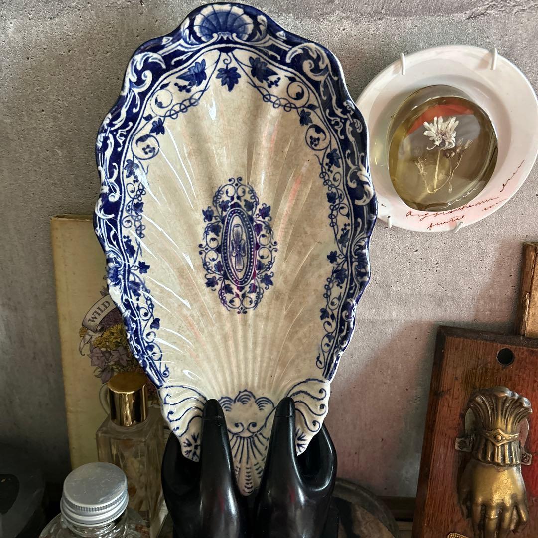 フランスアンティーク ヴィエイヤール ボルドー ラヴィエ シェル ロココ調