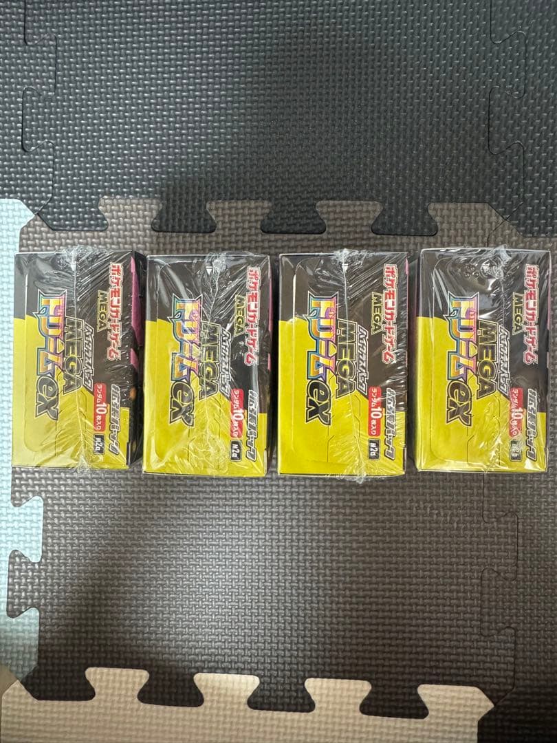 ポケモンカード　メガドリームex　シュリンク付　　4box