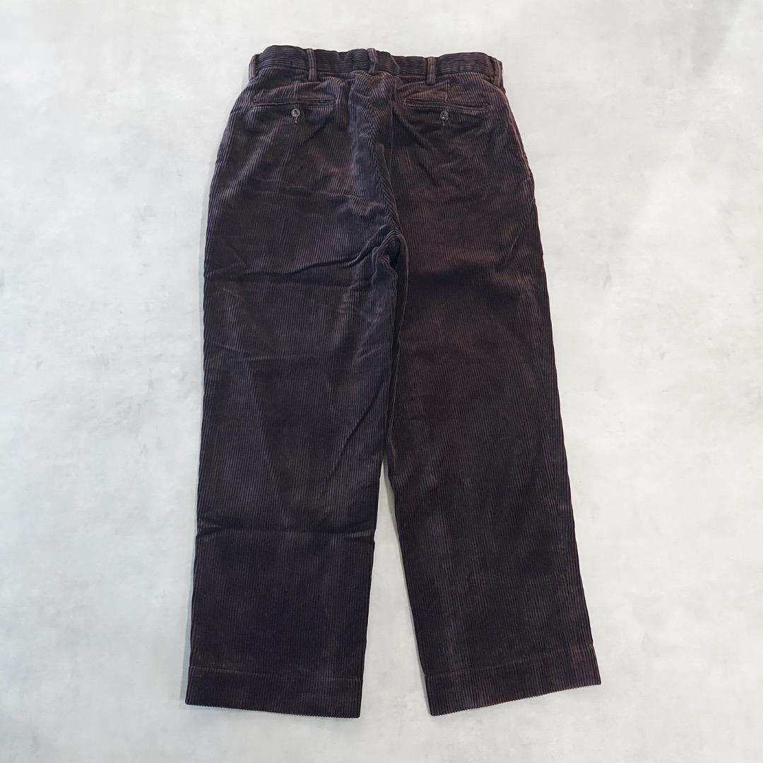 ポロバイ ラルフローレン W34 ポロチノ コーデュロイ 古着 茶 16192