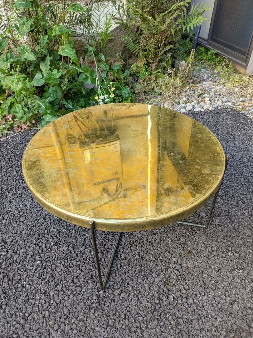 E15 イーフィフティーン CIBONE 真鍮コーヒーテーブル