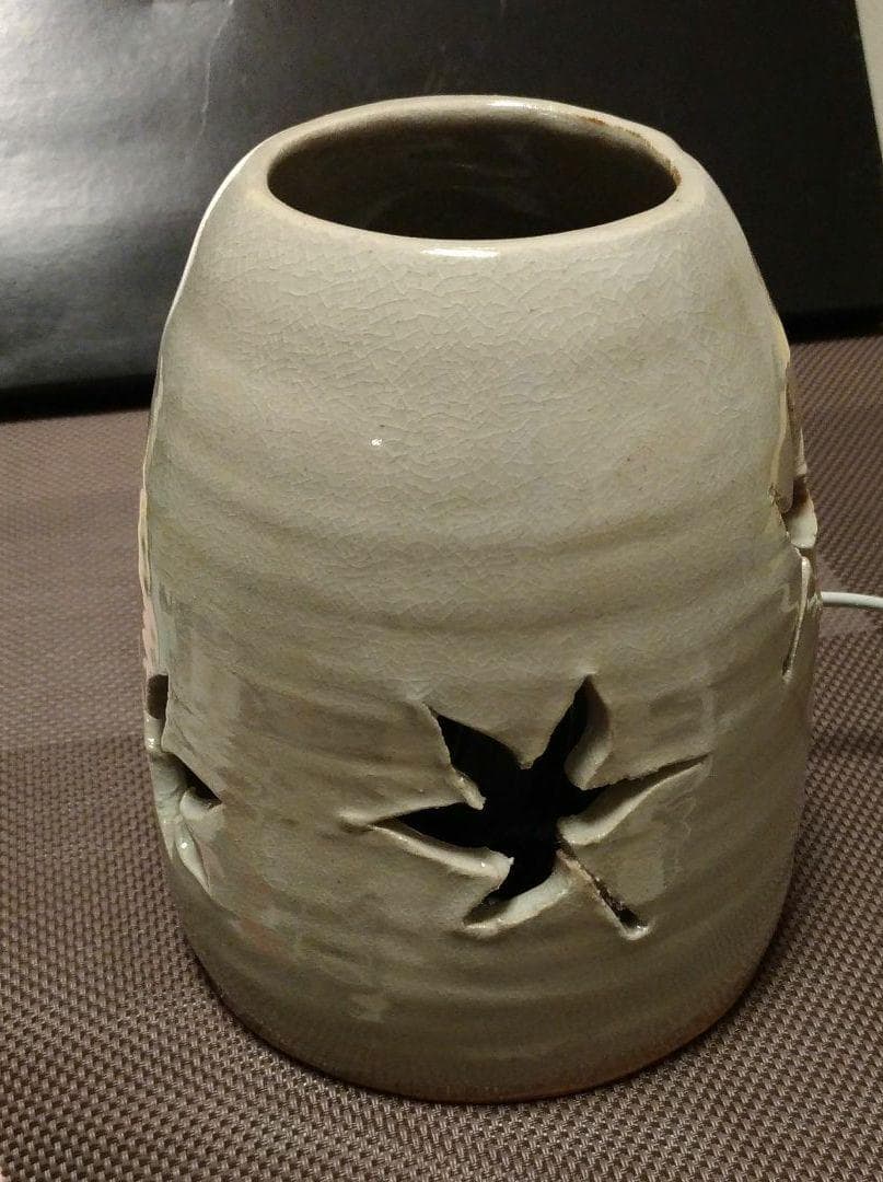 ☆限定品☆ランタン（萩焼）ライト もみじ
