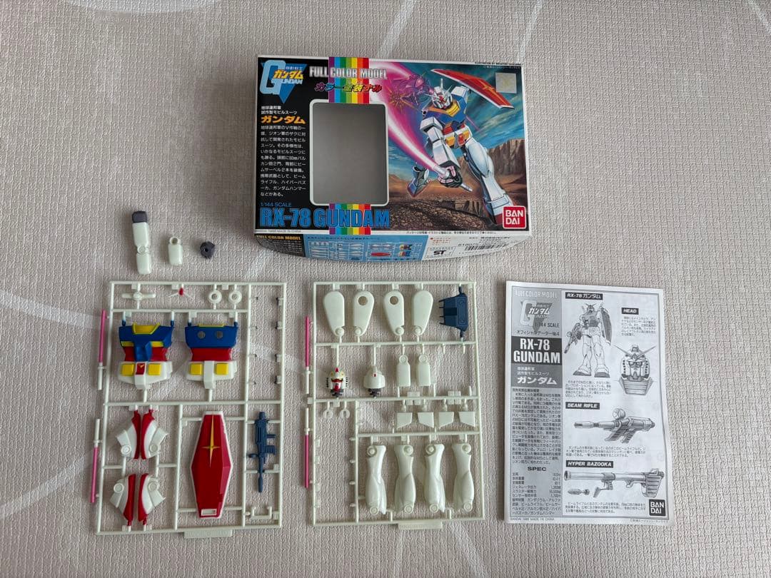 【ガンプラ】RX-78 GUNDAM 1/144 フルカラーモデル