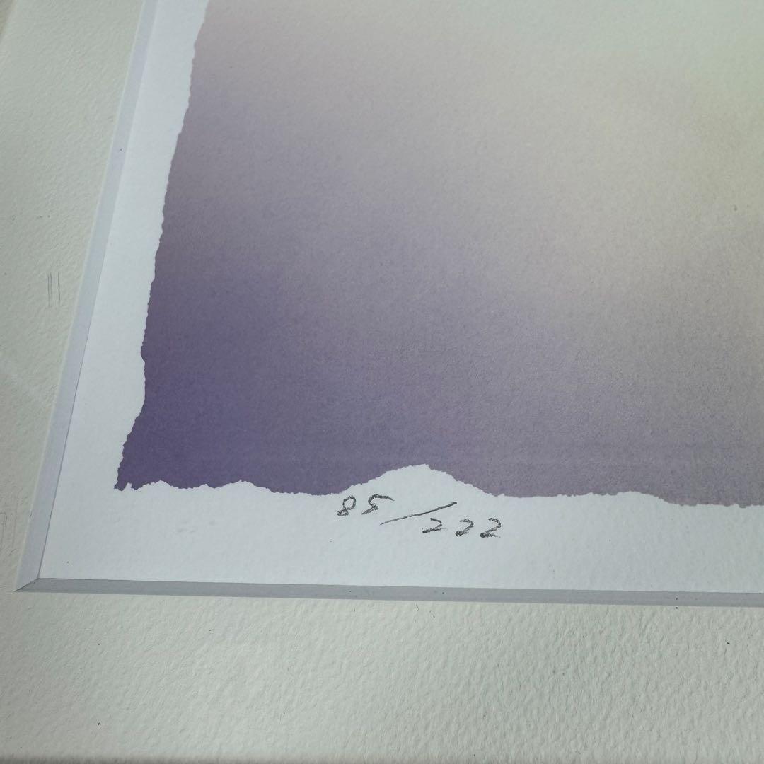 ChieArt 　直筆サイン入り版画「光の扉」　完売品　222枚限定　②