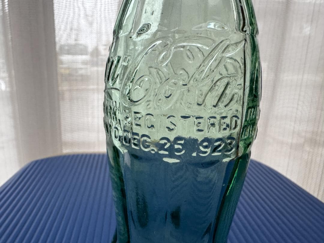 コカコーラ　コンツアーボトル　1923年クリスマス　瓶　セカンド　美品