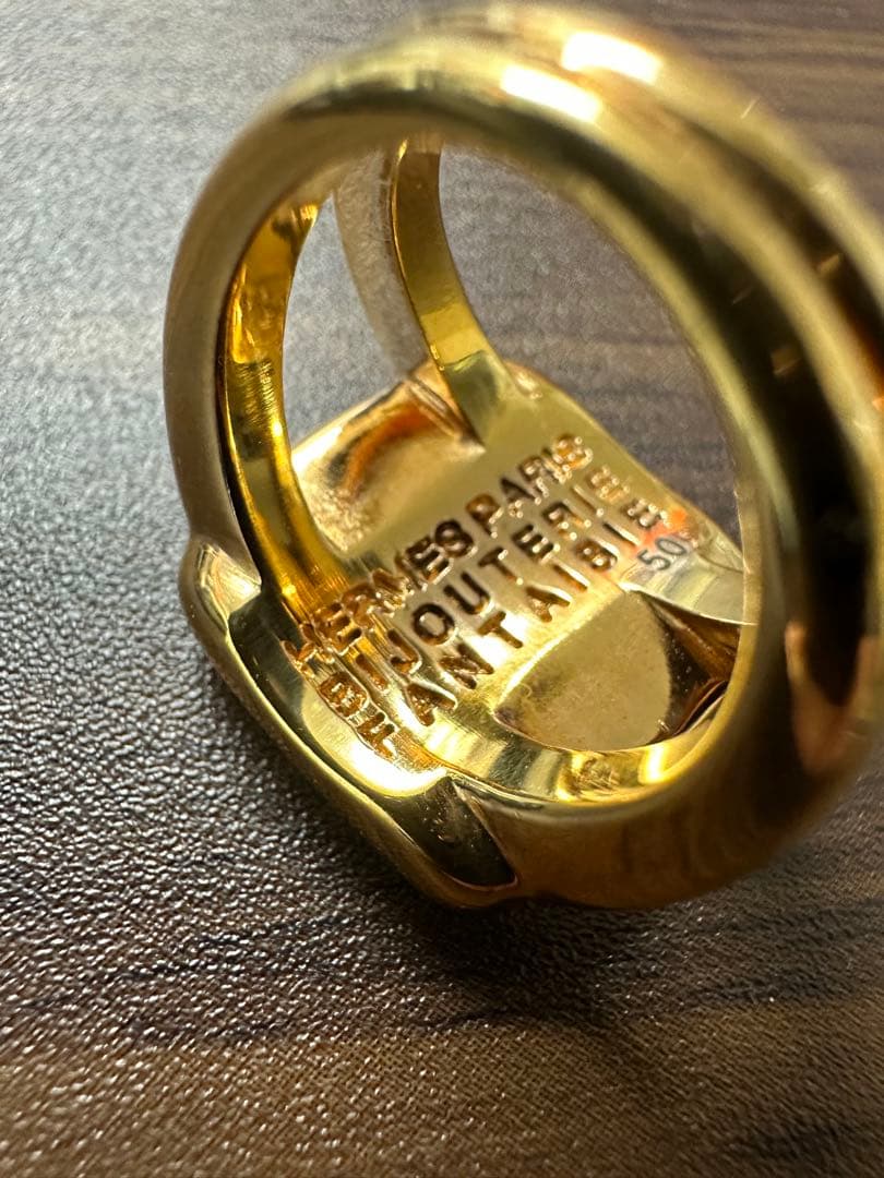 エルメス 90年代 コロゾ ホース リング GP 50号