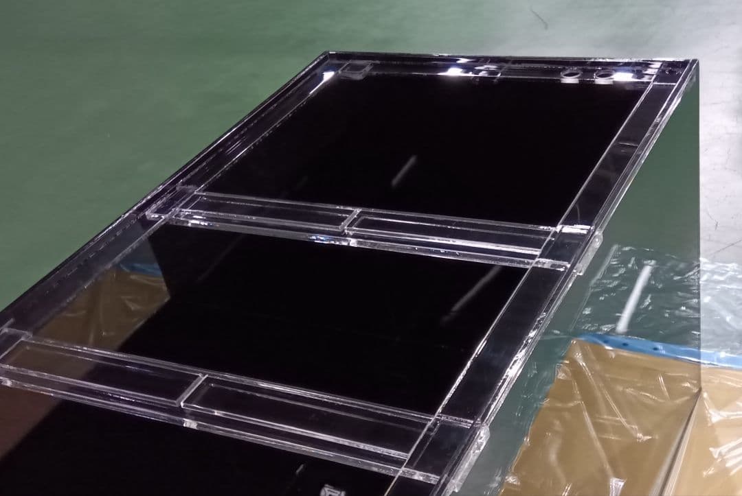 アクリル水槽 W1200 D600 H600 四面黒 10㍉ ワンオフ 佐川発送