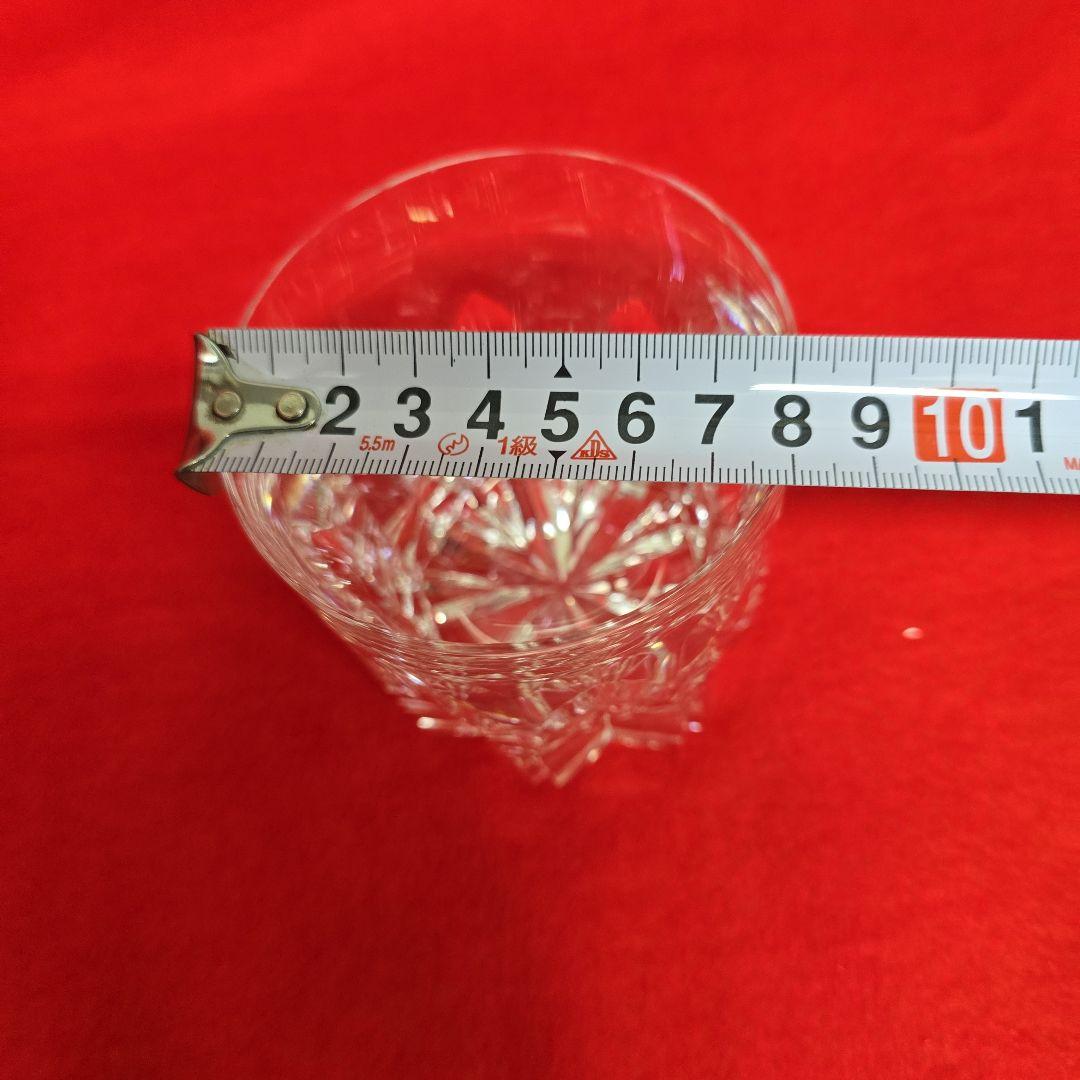 ★お値下げ★　HOYA クリスタルガラス　桜　ロックグラス