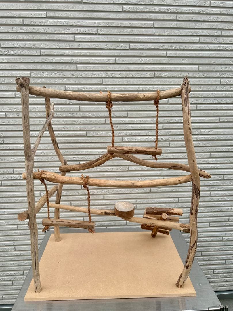 バードアスレチックジム　卓上止まり木【143】