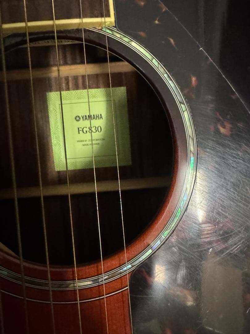 YAMAHA FG830 アコースティックギター ヤマハ サンバースト