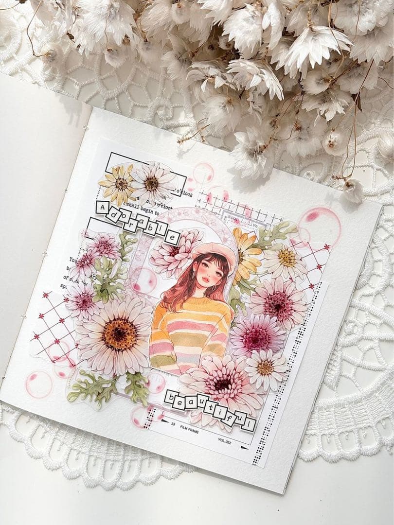 コラージュ素材　紙もの　素材紙　【2019】