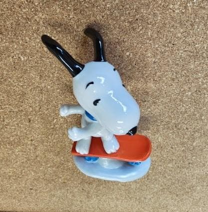 スヌーピー スケボー フイギュア ヴィンテージ 置物 FLAMBRO社製