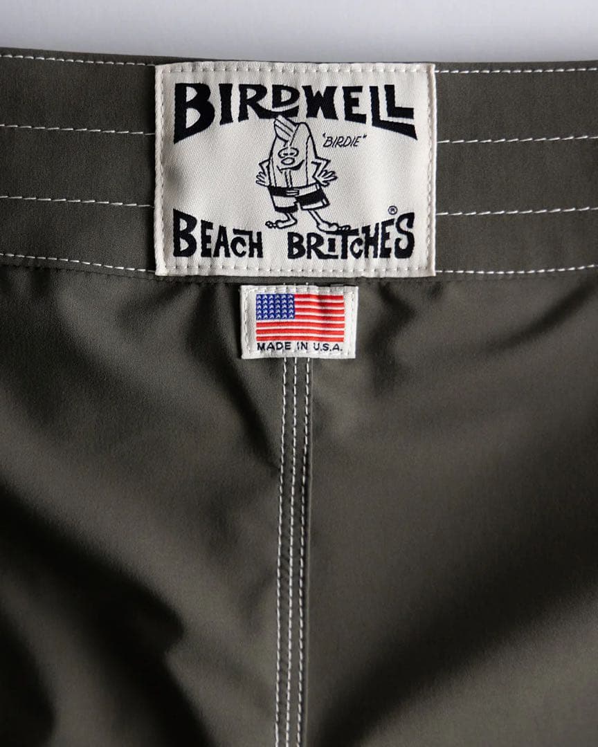 新品 アメリカ BIRDWELL 808 BOARDSHORTS オリーブ 31
