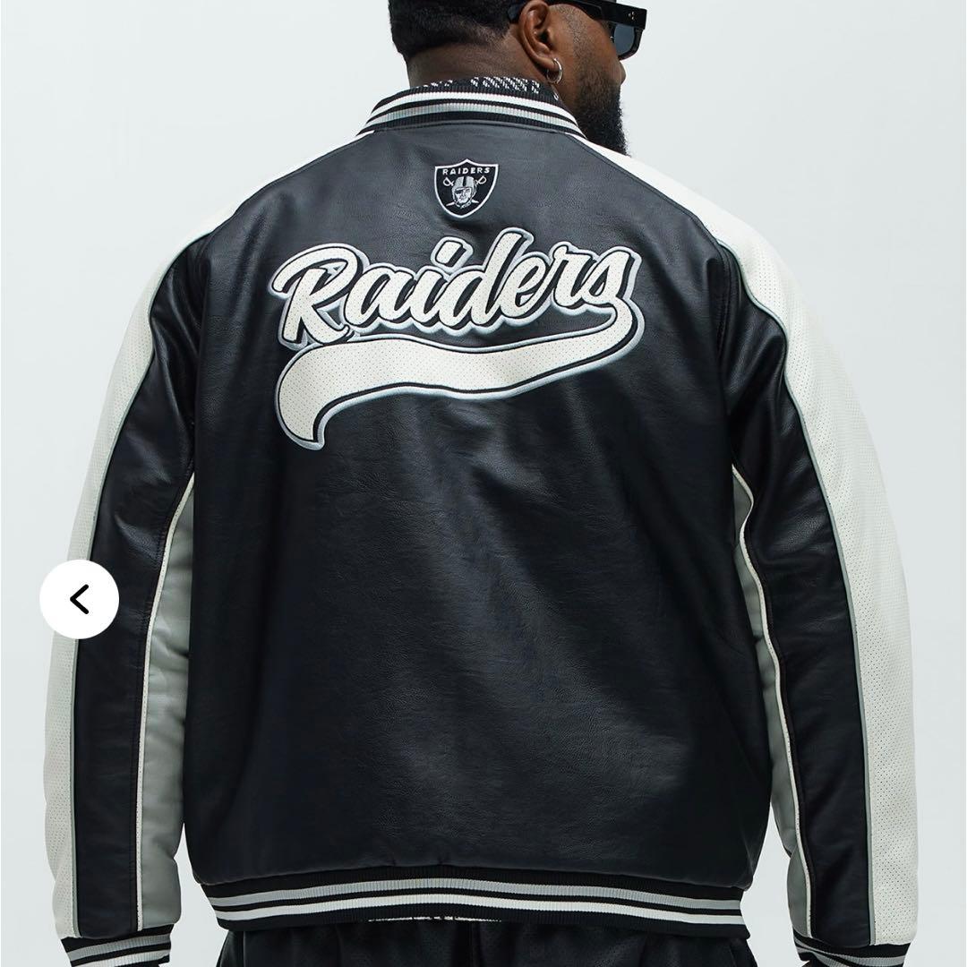 アメリカ直輸入、新品未使用大人気レイダース　レザージャケット　USサイズのXXL