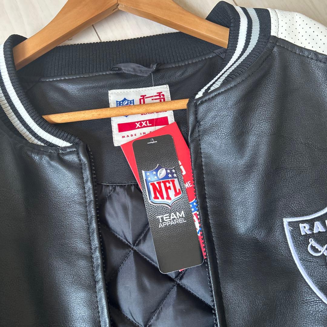 アメリカ直輸入、新品未使用大人気レイダース　レザージャケット　USサイズのXXL