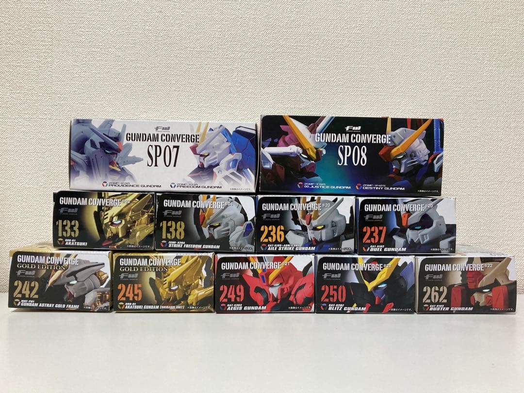 【新品 未開封】 ガンダムコンバージ 機動戦士ガンダム SEED 13点セット