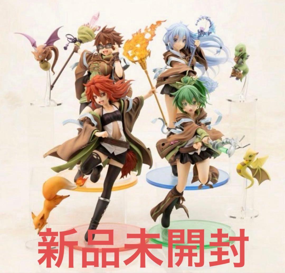 遊戯王　霊使い　フィギュア　セット　エリア　ウィン　ヒータ　アウス　特典付き
