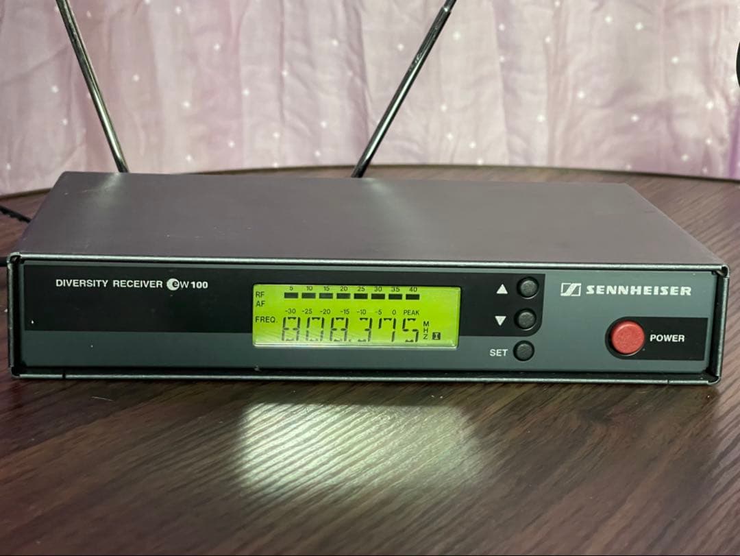 ③Sennheiser EW100 B帯 ワイヤレスシステム ラベリアマイク付
