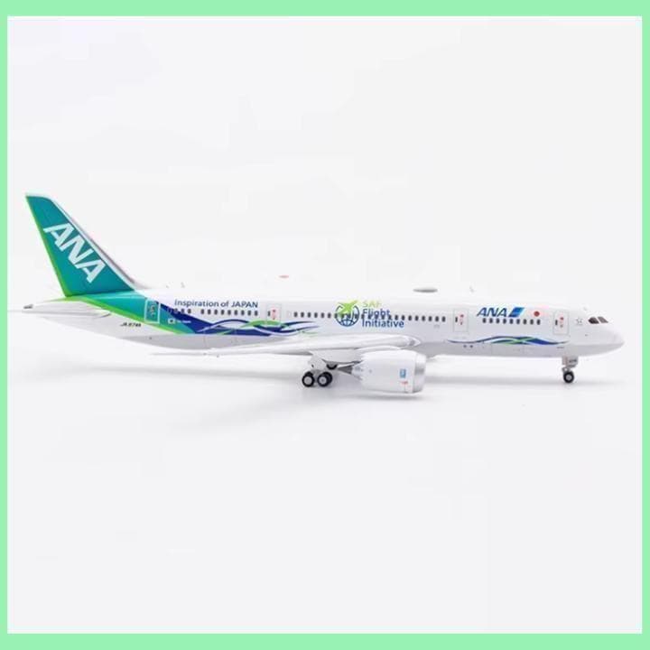 新品 ANA グリーンジェット Boeing787-8 1/400 スタンド付