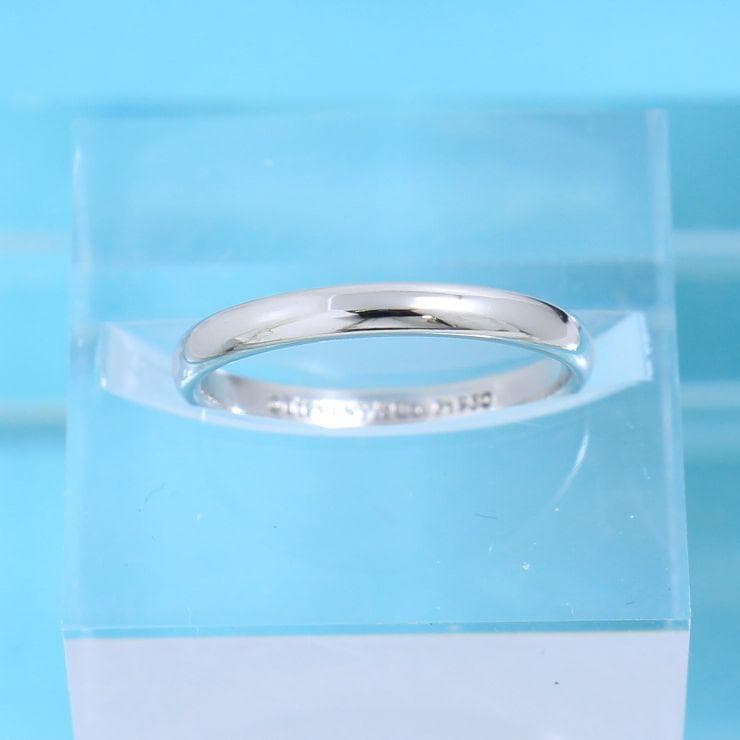 ティファニー　TIFFANY　PT950　6号　クラシックバンドリング　良品