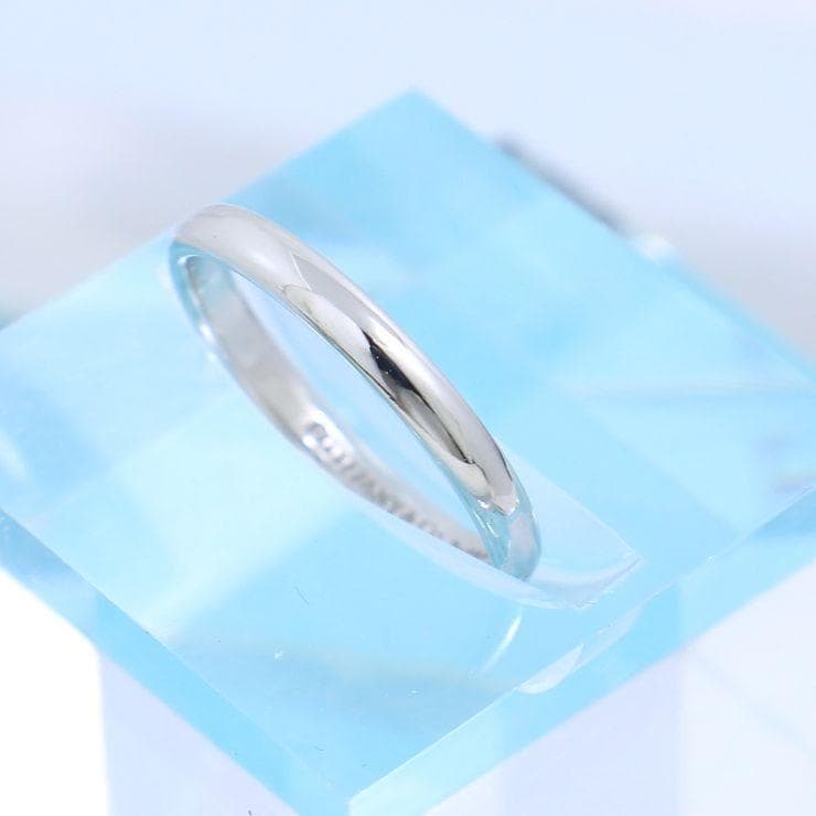 ティファニー　TIFFANY　PT950　6号　クラシックバンドリング　良品