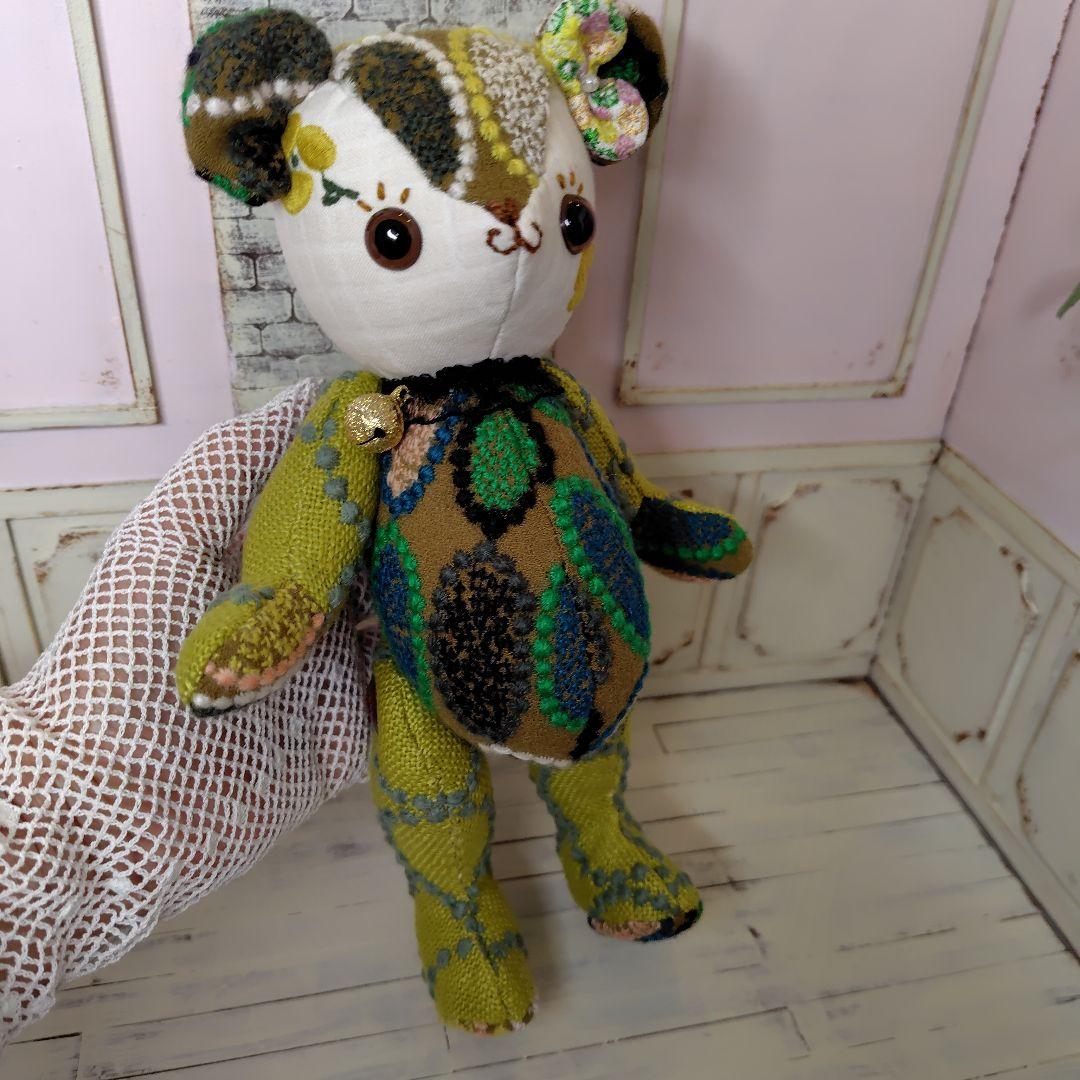 ガ*ん様 【オークションです】ミナペルホネン＊ハンドメイド＊ぬいぐるみ＊テディベ