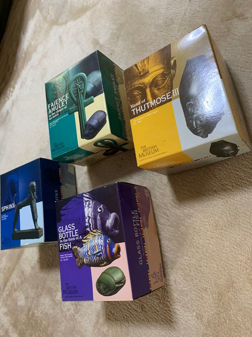 海洋堂THE BRITISH MUSEUM 大英博物館古代エジプトの遺産15種