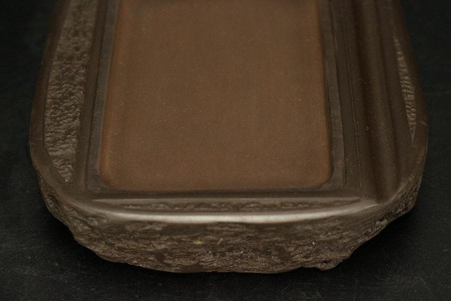 文房四宝 赤間硯石 昭竜山作 共箱 未使用(ZE618)