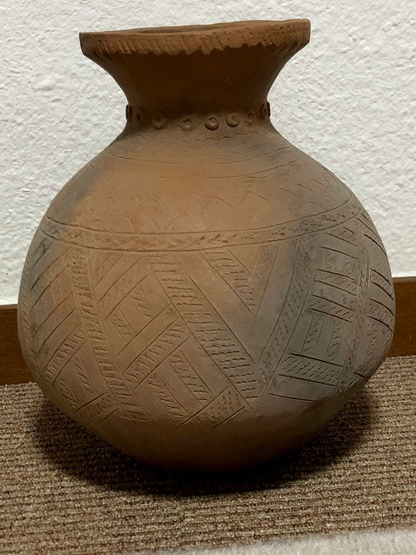 弥生時代後期　上台遺跡　弥生土器　骨董　アンティーク　土器　彫刻　像　古代　出土