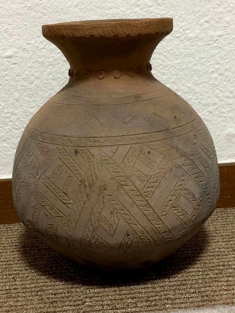 弥生時代後期　上台遺跡　弥生土器　骨董　アンティーク　土器　彫刻　像　古代　出土