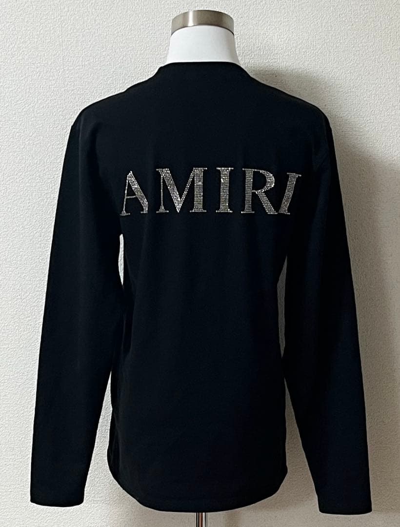 AMIRI アミリ ロンT 長袖 ラインストーン 男女兼用 メンズ レディース