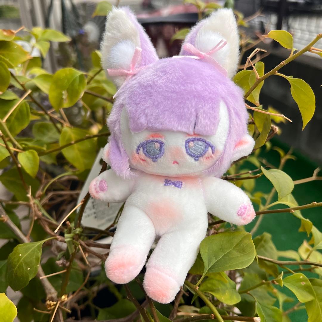 み*読様 自作ぬい ラベンダーミルクティーちゃん 無属性ぬいぐるみ