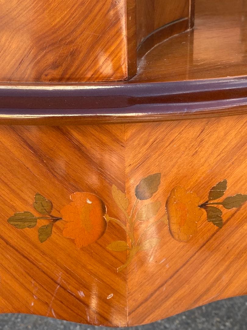 最高級♦️イタリア ブランド FP PASI♦️素晴らしい象嵌 猫脚 ドレッサー収納