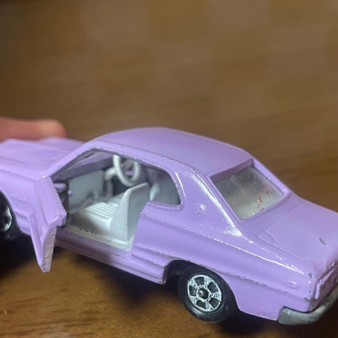 トミカ　日産　スカイライン　2000GT 紫　レプリカ　1Aホイール風