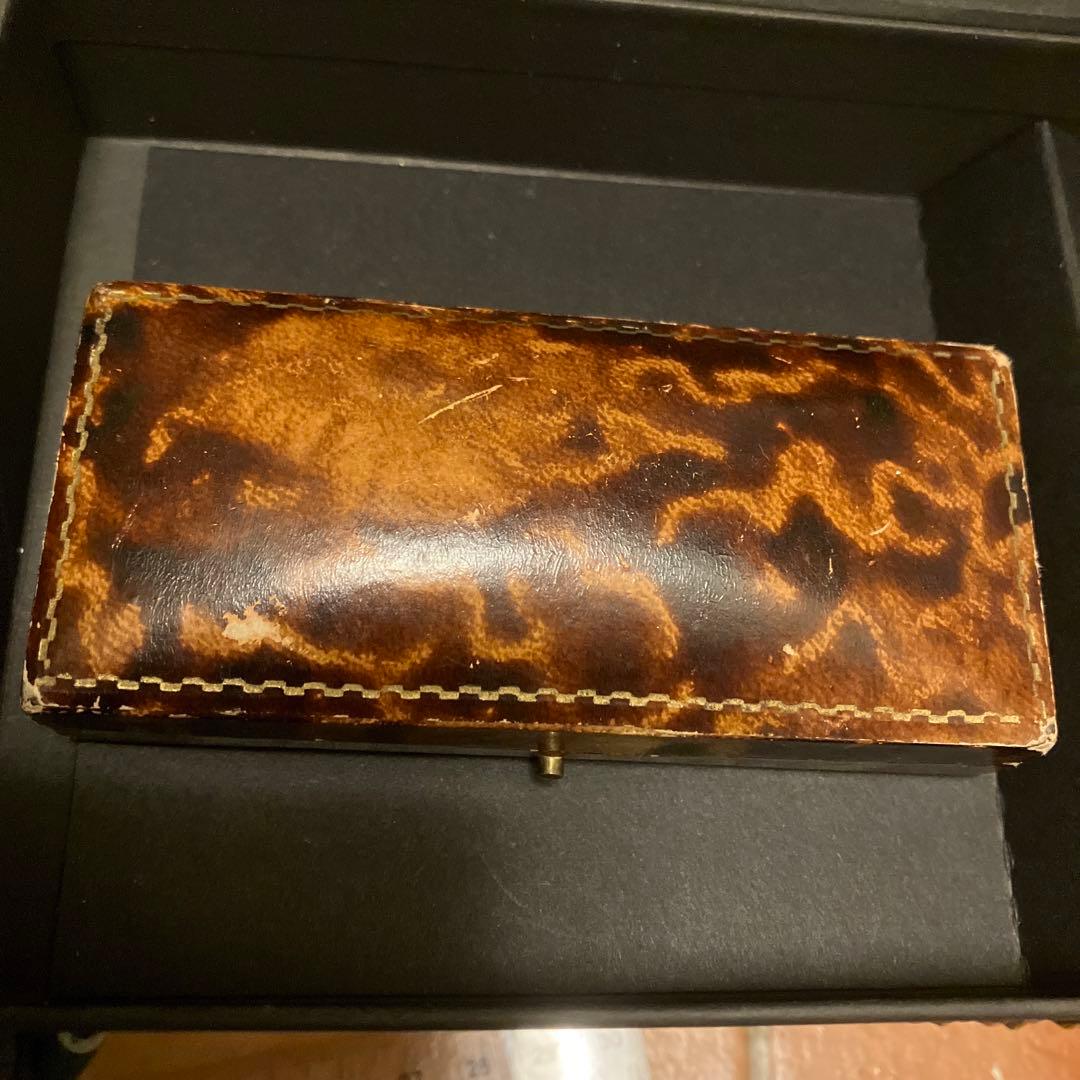 アンティーク　ジュエリー　ケース 茶色