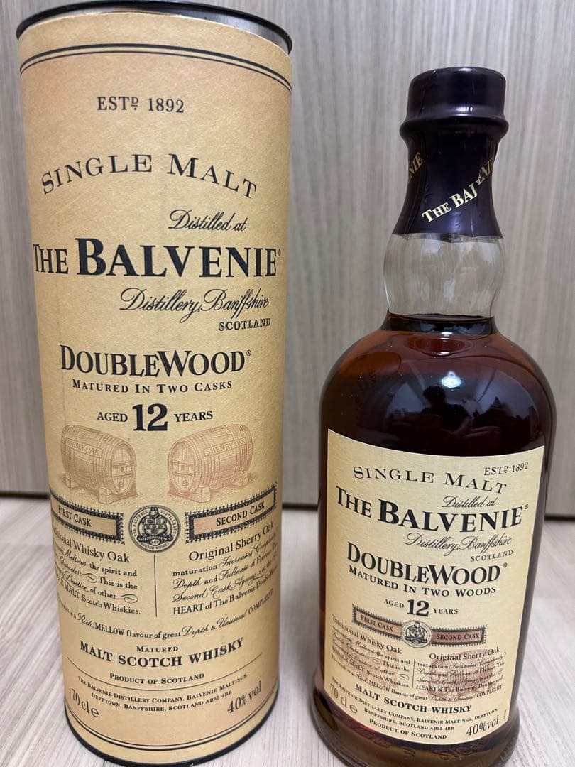 (希少品)THE BALVENIE DOUBLEWOOD 12年 OLDボトル